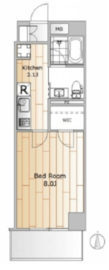 レジデンス原 402 間取り図