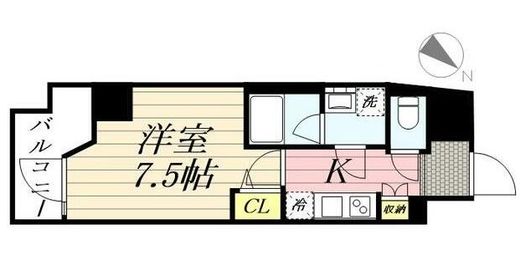 グランパセオ麻布十番 302 間取り図