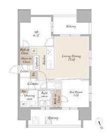 ライトテラス新宿御苑 506 間取り図