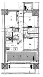 ライトテラス新宿御苑 405 間取り図