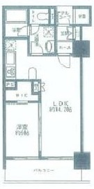 プライムパークス品川シーサイド ザ・レジデンス 1505 間取り図