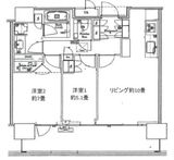 パークコート浜離宮ザ・タワー 16階 間取り図