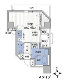 サンテ・トゥルム芝公園 301 間取り図