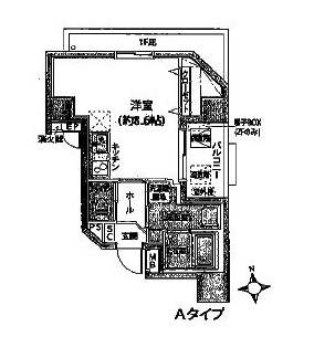 サンテ・トゥルム芝公園 701 間取り図