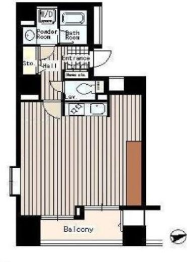 シーダム目黒 5階 間取り図