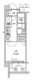 リージア経堂テラスガーデン 624 間取り図