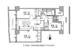 アクティ汐留 2814 間取り図