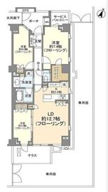 ブランズ牛込神楽坂 1階 間取り図