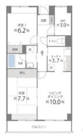 目黒本町マンション 307 間取り図