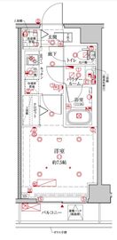 クレイシア浅草橋 2階 間取り図