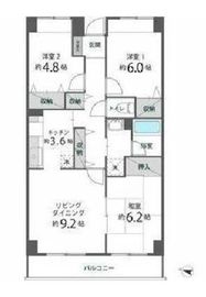 目黒本町マンション 405 間取り図