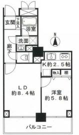 アイタウン・レピア 5階 間取り図