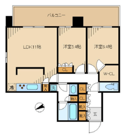 新宿グランドプラザ 4階 間取り図