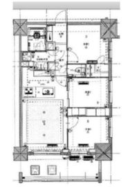 ライトテラス新宿御苑 602 間取り図