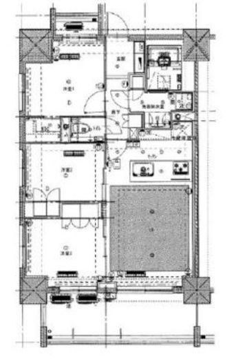 ライトテラス新宿御苑 501 間取り図