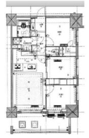 ライトテラス新宿御苑 201 間取り図