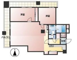 西戸山タワーホウムズ 22階 間取り図