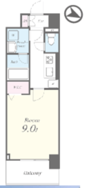 キャナルテラス品川 505 間取り図