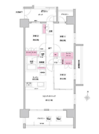 プレシス豊洲 10階 間取り図