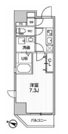 江戸川橋ステーションレジデンス 1101 間取り図