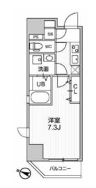 江戸川橋ステーションレジデンス 1201 間取り図