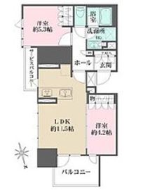 サンウッド東中野 10階 間取り図