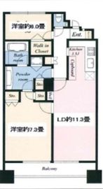 ガレリアコルテ六番町 5階 間取り図