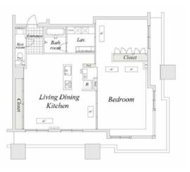 東京パークタワー 27階 間取り図