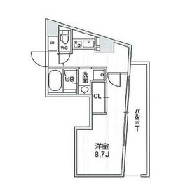 四谷坂町レジデンス 701 間取り図