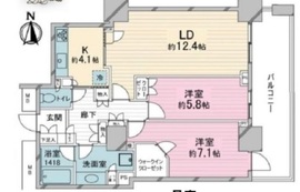 キャナルワーフタワーズイーストタワー 5階 間取り図