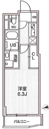 四谷坂町レジデンス 502 間取り図