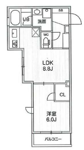 四谷坂町レジデンス 201 間取り図