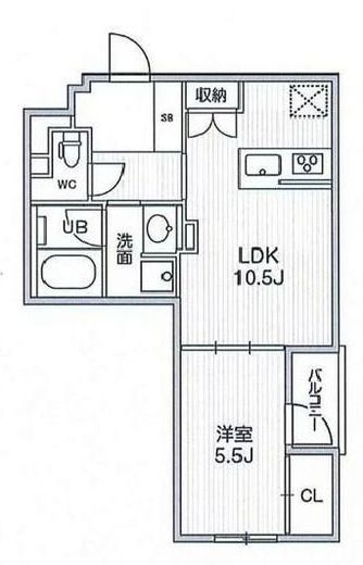 四谷坂町レジデンス 202 間取り図