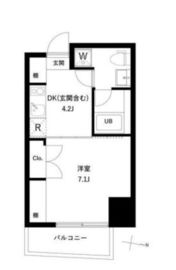 リテラス押上 402 間取り図