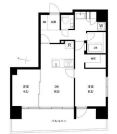 リテラス押上 203 間取り図