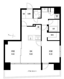 リテラス押上 603 間取り図