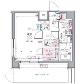 クレヴィスタ高田馬場 601 間取り図