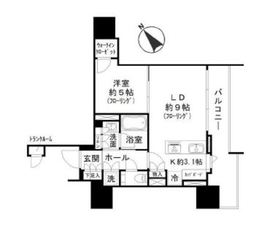 ブランズ愛宕虎ノ門 6階 間取り図