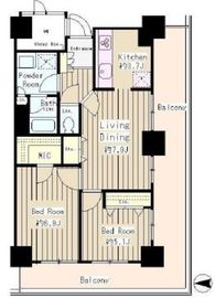 イーストコア曳舟一番館 9階 間取り図