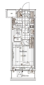 ガリシア代々木 4階 間取り図