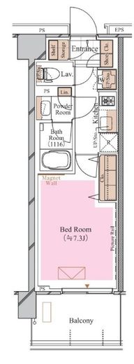 ブランシエスタ糀谷 212 間取り図