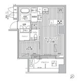 イニシア築地レジデンス 708 間取り図