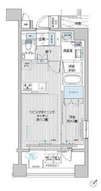 イニシア築地レジデンス 1004 間取り図