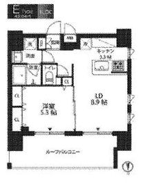 レオーネ両国駅前 802 間取り図