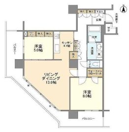 豊洲シエルタワー 26階 間取り図