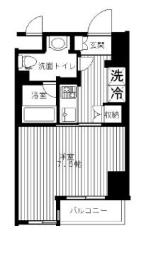 セリーズ門前仲町 402 間取り図