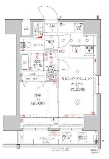 アルテシモクルセ 10階 間取り図