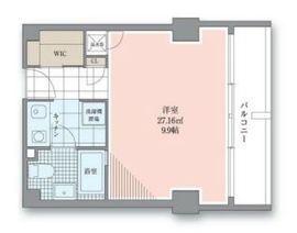 ホテル＆レジデンス六本木 909 間取り図