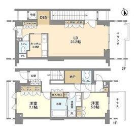 瀬田の杜ガーデン&テラス C1 間取り図