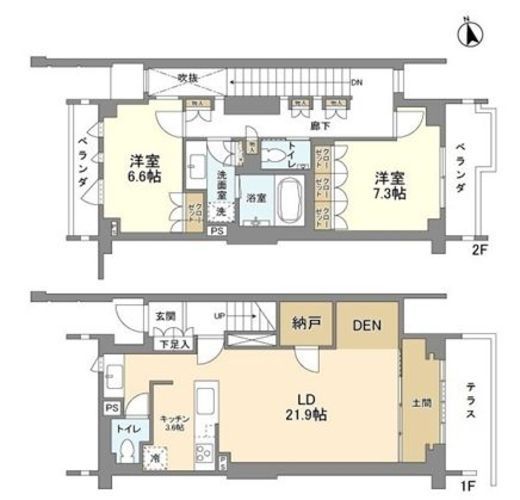 瀬田の杜ガーデン&テラス C3 間取り図